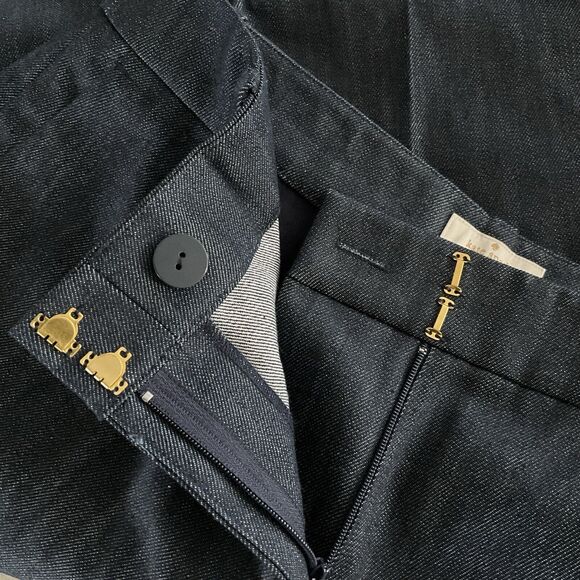 Kate Spade Jeans 12 Blue Bootcut Rigid Denim Business Casual - Picture 8 of 10